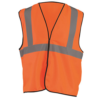 OccuNomix High Visibility Value Solid Standard, Class 2, Orange, 4X-Large/5X-Large