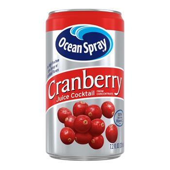 Ocean Spray Cranberry Juice Cocktail, 7.2 oz, 24/Case