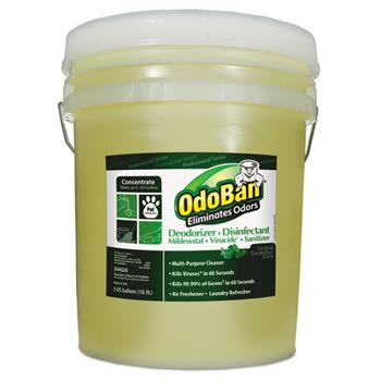 OdoBan Professional Series Deodorizer Disinfectant, 5gal Pail, Eucalyptus Scent