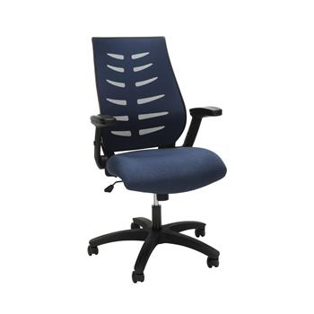 OFM Mid-Back Mesh Office Chair for Computer Desk, Blue