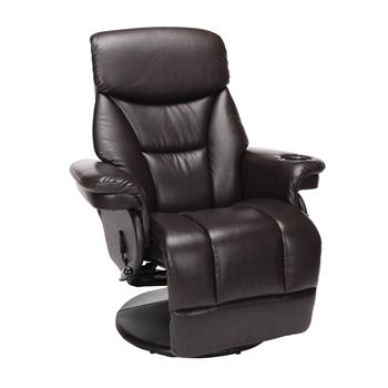 OFM Essentials Collection Home Entertainment Recliner, Brown