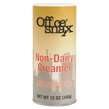 Office Snax&#174; Non-Dairy Powdered Coffee Creamer, 12 oz Reclosable Canister