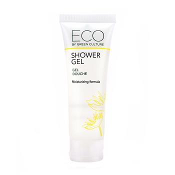 Eco By Green Culture Shower Gel, Clean Scent, 30mL, 288/Carton