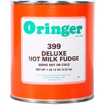 Oringer Deluxe Hot Milk Fudge #10 Can, 6/CS