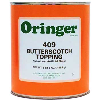 Oringer Butterscotch Topping #10 Can, 6/CS