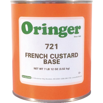 Oringer French Custard Base, 7 lb. 12 oz., 6/CS