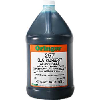 Oringer Blue Raspberry Slush Base, 1 gal., 4/CS