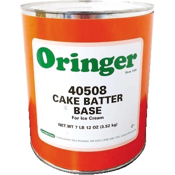Oringer Cake Batter Base, #10 Can