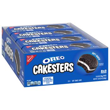 Oreo Cakesters Soft Snack Cakes, 3.03 oz , 6 Packs/Case