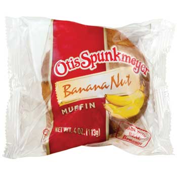 Otis Spunkmeyer Banana Nut Muffins, 4 oz., 24/CS
