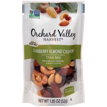 Orchard Valley Harvest Trail Mix, Cranberry Almond Cashew, 1.85 oz, 14 Bags/Case