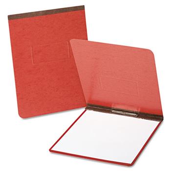 Oxford PressGuard Coated Report Cover, Prong Clip, Letter, 2&quot; Capacity, Red