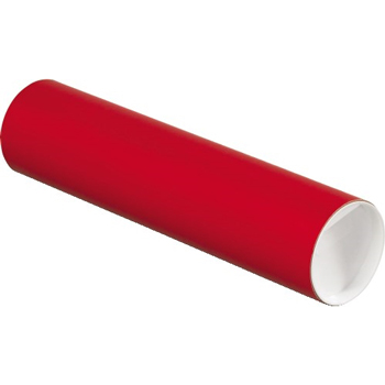 W.B. Mason Co. Colored Mailing Tubes, 3&quot; x 12&quot;, Red, 24/CS