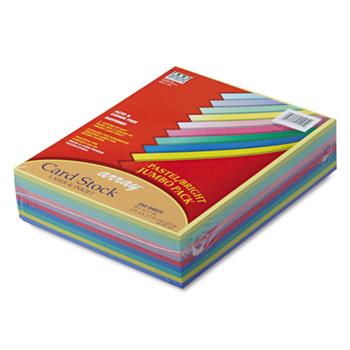 Pacon&#174; Array Card Stock, 65 lb, 8.5&quot; x 11&quot;, Assorted Colors, 250 Sheets/Pack