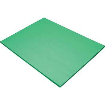 Pacon Tru-Ray Construction Paper, 76 lb, 18&quot; x 24&quot;, Festive Green, 50 Sheets/Pack