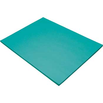 Pacon Tru-Ray Construction Paper, 76 lb, 18&quot; x 24&quot;, Turquoise, 50 Sheets/Pack