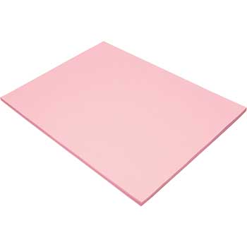 Pacon Tru-Ray Construction Paper, 76 lb, 18&quot; x 24&quot;, Pink, 50 Sheets/Pack