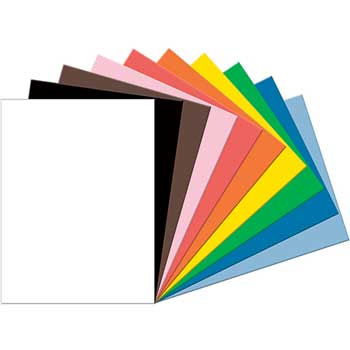 Pacon Tru-Ray Construction Paper, 76 lb, 18&quot; x 24&quot;, Assorted Colors, 50 Sheets/Pack