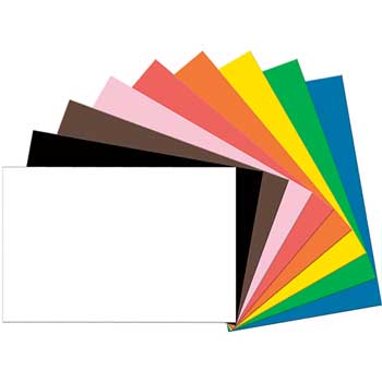 Pacon Tru-Ray Construction Paper, 76 lb, 24&quot; x 36&quot;, Assorted Colors, 50 Sheets/Pack
