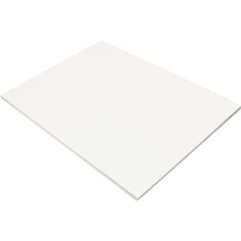 Pacon&#174; Riverside Construction Paper, 76 lbs., 18 x 24, Bright White, 50 Sheets/Pack