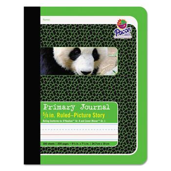 Pacon&#174; Primary Journal, 5/8&quot; Ruling, 9-3/4 x 7-1/2, 100 Sheets