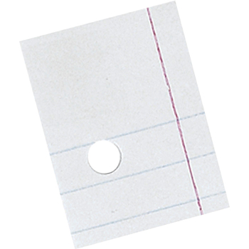 Pacon 3-Hole Punched Notebook Filler Paper, 8.5” x 11”, White, 100 Sheets/Carton