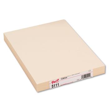 Pacon Heavyweight Tagboard, 9&quot; x 12&quot;, Manila, 100 Sheets/Pack