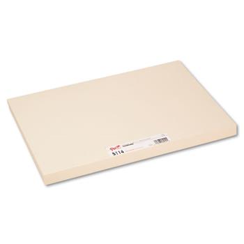 Pacon Heavyweight Tagboard, 12&quot; x 18&quot;, Manila, 100 Sheets/Pack