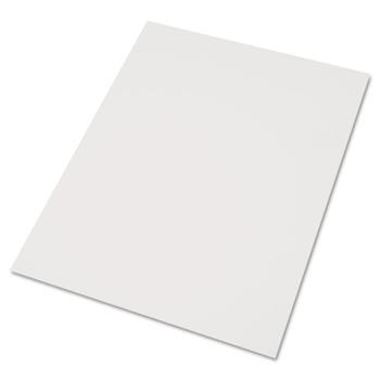 Pacon Six-Ply Poster Board, 28 x 22, White, 100/Carton