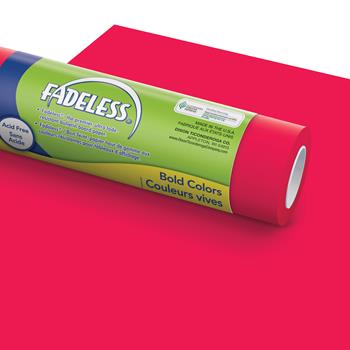 Pacon Fadeless Bulletin Board Art Paper, Fade-Resistant, 24 in x 60 ft, Flame