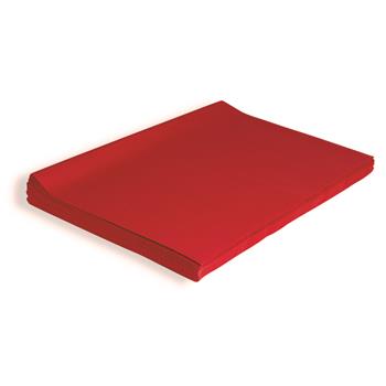 Pacon Kolorfast Tissue, 20&quot; x 30&quot;, Scarlet, 480 Sheets/Pack, 5 Packs/Carton