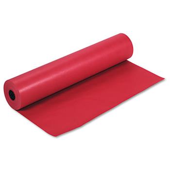 Pacon Rainbow Colored Kraft Duo-Finish Paper Roll, 35 lb, 36 in x 1000 ft, Scarlet