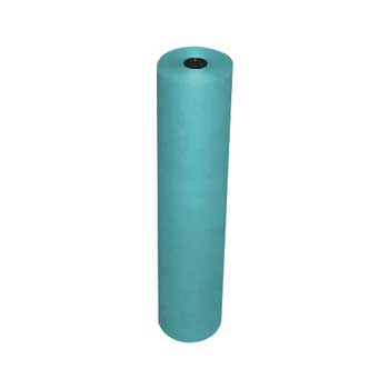 Pacon Rainbow Colored Kraft Duo-Finish Paper Roll, 35 lb, 48 in x 200 ft, Aqua