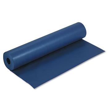 Pacon Rainbow Colored Kraft Duo-Finish Paper Roll, 35 lb, 36 in x 1000 ft, Dark Blue