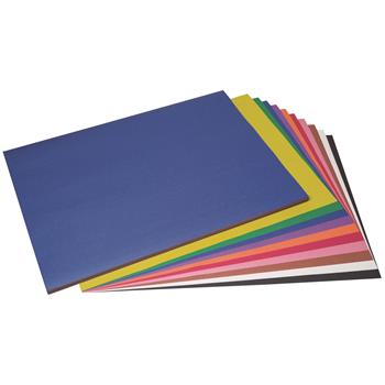 Prang Construction Paper, 18&quot; x 24&quot;, Assorted Colors, 50 Sheets/Pack
