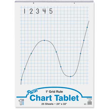 Pacon&#174; Chart Tablets, 24&quot; x 32&quot;, 25 Sheets