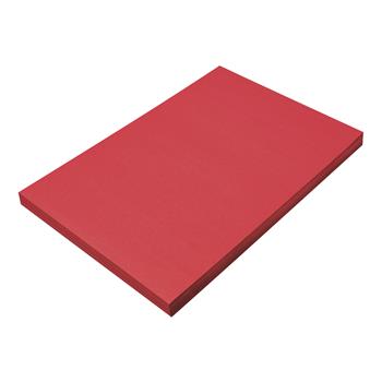 Prang Construction Paper, 12&quot; x 18&quot;, Holiday Red, 100 Sheets/Pack