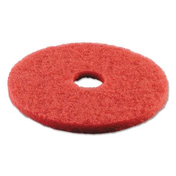 Premiere Pads Standard 18-Inch Diameter Buffing Floor Pads, Red