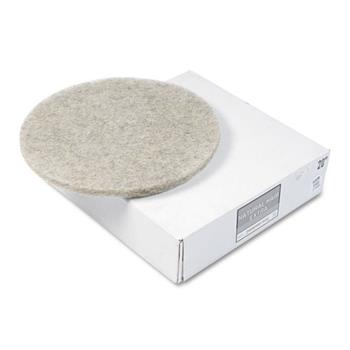 Premiere Pads Natural Hair Extra High-Speed Floor Pads, Natural, 20&quot; Diameter, 5/CT