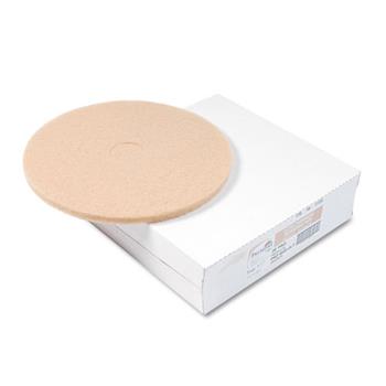 Premiere Pads Ultra High-Speed Floor Pads, Ultra Champagne, 20&quot; dia, 5/Carton