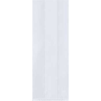 W.B. Mason Co. Gusseted Polypropylene Bags, 8 in x 4 in x 18 in, 1.5 Mil, Clear, 1000/Case