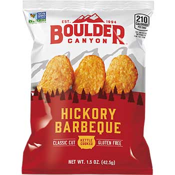 Boulder Canyon Kettle Cooked Hickory BBQ Chips, 1.5 oz., 55/CS
