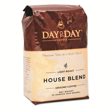 Day to Day Coffee 100% Pure Coffee, House Blend, Ground, 28 oz. Bag