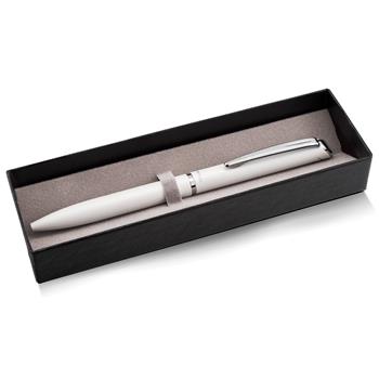 Pentel EnerGel Style Liquid Gel Pen, 0.7 mm Point Size, Refillable, Black Gel-based Ink, White Barrel