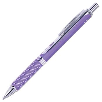 Pentel EnerGel Alloy Retractable Gel Pens, 0.7 mm Point Size, Refillable, Violet Gel-based Ink/Metal Barrel