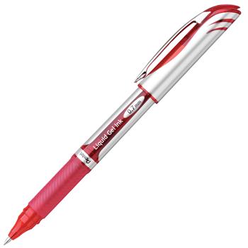 Pentel EnerGel&#174; Deluxe Liquid Gel Pen, .7 mm, Red