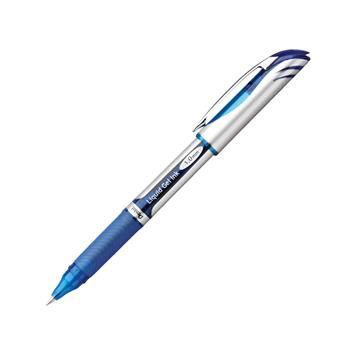 Pentel EnerGel Liquid Roller Ball Capped Gel Pen, Blue Ink, Bold