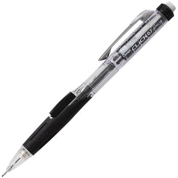 Pentel Twist-Erase CLICK Mechanical Pencil, 0.7 mm, Black Barrel,EA