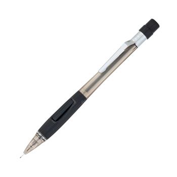 Pentel Quicker Clicker Mechanical Pencil, 0.5 mm, Transparent Smoke Barrel, EA