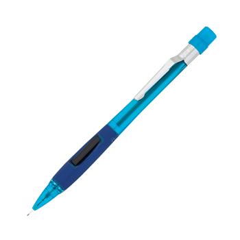 Pentel Quicker Clicker Mechanical Pencil, 0.5 mm, Transparent Blue Barrel, EA